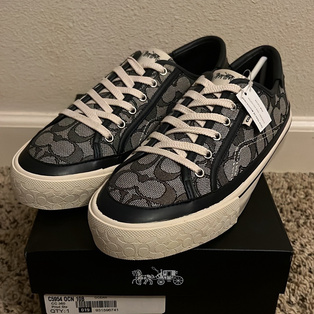 Coach logo shoes